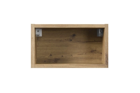Szafka łazienkowa wisząca Bella 35 cm dąb artisan prosta bryła doskonale uzupełniająca aranżację łazienki odporność na uszkodzenia