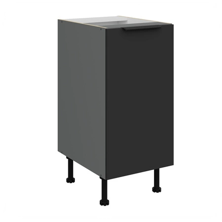 Szafka kuchenna stojąca z półką Alatri Ant 40 D 1F BB szafka odporna na uszkodzenia wykończenie frontów w technologii anti fingerprint