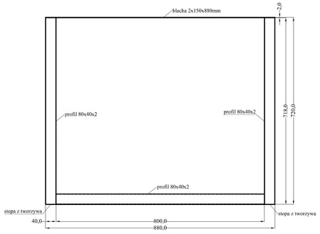 Stół Taunton 138x90 cm dąb artisan / czarny prosta forma mebla wzbogacona o stylowe czarne nogi w stylu loftowym blat odporny na rozlanie cieczy