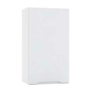 Szafka kuchenna wisząca Zova W40 biały / jasny szary szafka do kuchni odporna na działanie wilgoci i uszkodzenia frezowany uchwyt