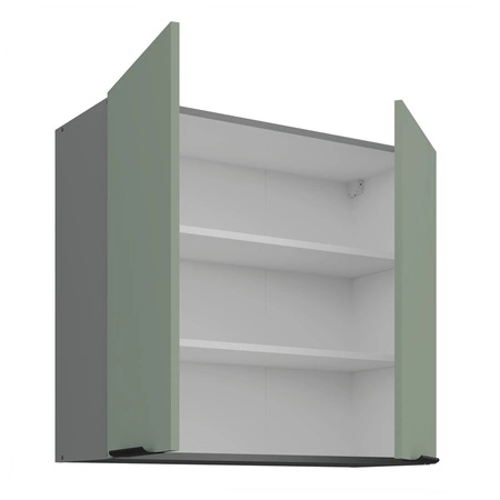 Szafka kuchenna wisząca Treviso Ant 80 G-72 2F szafka kuchenna odporna na uszkodzenia wykończenie frontów w technologii anti fingerprint