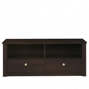 Szafka RTV Finezja 120 cm dąb sonoma czekolada z 2 szufladami oryginalna kolorystyka świetna propozycja do salonu lub pokoju dziennego