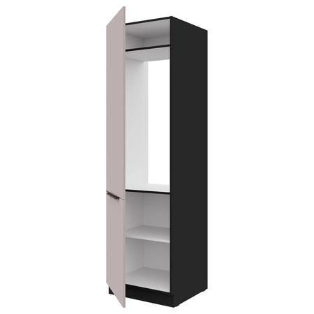 Słupek kuchenny Tarraco 60 LO-210 2F szafka do zabudowy lodówki metalowe uchwyty szafka odporna na działanie wilgoci i uszkodzenia