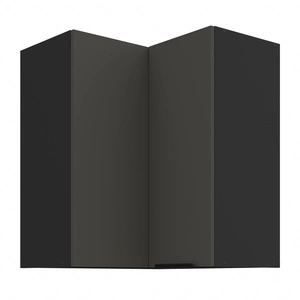 Szafka kuchenna narożna wisząca Aversa Bl 60x60 GN-72 2F odporna na uszkodzenia wykończenie frontów w technologii anti fingerprint