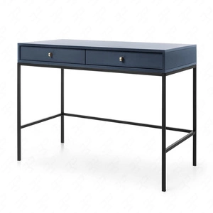 Konsola Mono granatowa z szufladami stylowy oraz funkcjonalny mebel do przedpokoju salonu czy biura