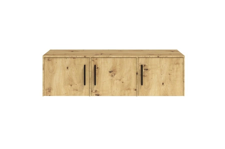 Nadstawka do szafy Maxione 150 cm dąb artisan funkcjonalna szafka powiększy miejsce do przechowywania ubrań obuwia i dodatków