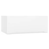 Szafka kuchenna wisząca Zova W90/56 OKGR biała szafka z drzwiami otwieranymi do góry odporna na uszkodzenia i wilgoć frezowany uchwyt