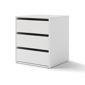 Kontenerek z szufladami do szafy Maxi biały doskonały dodatek do przeorganizowania przestrzeni i przechowywania