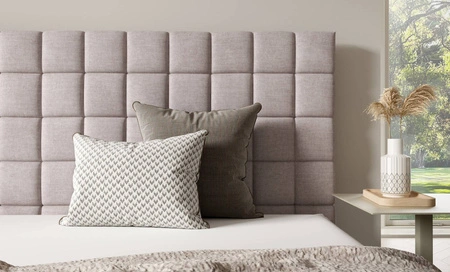 Łóżko tapicerowane Graso 180x200 zielone nowoczesne i eleganckie łóżko gustowny symetryczny wzór na wezgłowiu pojemnik na pościel