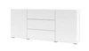 Komoda z szufladami Ava 140 cm biała z możliwością powieszenia idealna komoda do każdego wnętrza