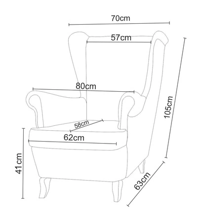 Fotel uszak Milano żółty ponadczasowy mebel w nowoczesnym wydaniu idealny do każdego stylu wnętrza
