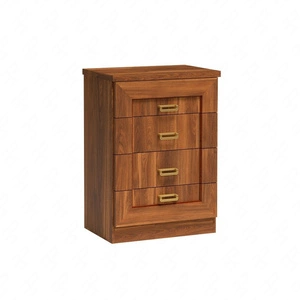 Komoda z szufladami Tade 63 cm dąb stuletni wytworny styl idealna komoda z metalowymi uchwytami w stylu klasycznym do salonu sypialni lub biura