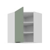Szafka kuchenna narożna wisząca Treviso Wh 60x60 GN-72 1F odporna na uszkodzenia wykończenie frontów w technologii anti fingerprint