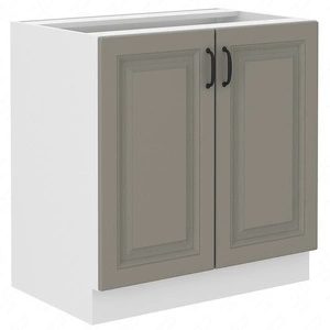 Szafka kuchenna stojąca z półką Kastos 80 D 2F BB szafka odporna na parę wodną wysoką temperaturę i rozlaną ciecz