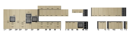 Szafka kuchenna narożna wisząca Chevron 60x60 GN-72 2F ozdobny dekor jodełki szafka odporna na działanie wilgoci i uszkodzenia