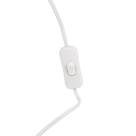 Lampka nocna Globe biała 5W 3000K elegancki design metalowy korpus regulowane ramię idealna propozycja oświetlenia do biura