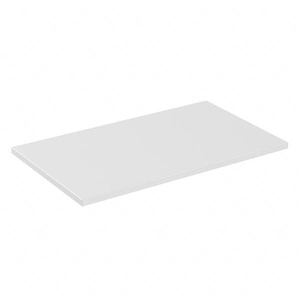 Blat do szafki łazienkowej Adeel 80 cm biały wykonany z trwałych materiałów zapewnia solidność i długotrwałe użytkowanie