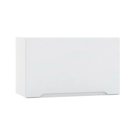 Zestaw mebli kuchennych Zova 240 cm biały / jasny szary meble do kuchni odporne na wilgoć parę wodną i uszkodzenia frezowane uchwyty