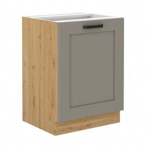 Szafka kuchenna stojąca z półką Linosa 60 D 1F BB szafka odporna na parę wodną rozlaną ciecz i wysoką temperaturę