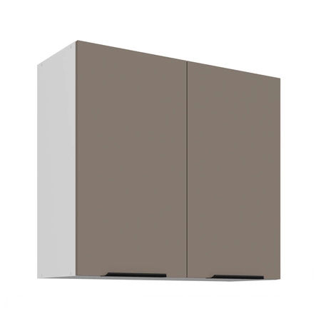 Szafka kuchenna wisząca Fiuggi Wh 80 G-72 2F szafka kuchenna odporna na uszkodzenia wykończenie frontów w technologii anti fingerprint