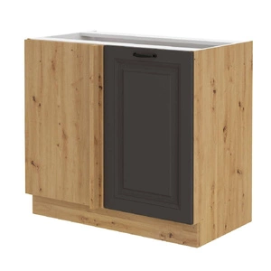 Szafka kuchenna narożna dostawiana Style 105 ND 1F BB lewa szafka odporna na parę wodną wysoką temperaturę i rozlaną ciecz