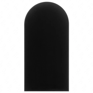 Panel tapicerowany Wally 30x100 cm czarny stylowy panel ścienny płotek welurowa tkanina modne wykończenie każdej aranżacji