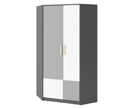 Zestaw mebli Pok grafit / szary / biały / buk ibsen stylowy zestaw mebli o nowoczesnym designie staranne wykończenie i modna kolorystyka