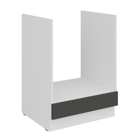 Zestaw mebli kuchennych narożny Aversa Wh 290x230 cm stylowe szafki kuchenne z frontami wykonanymi w technologii anti fingerprint