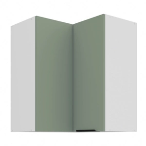 Szafka kuchenna narożna wisząca Treviso Wh 60x60 GN-72 2F odporna na uszkodzenia wykończenie frontów w technologii anti fingerprint