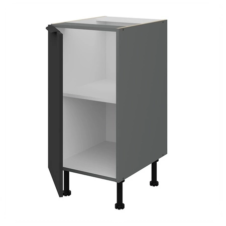 Szafka kuchenna stojąca z półką Alatri Ant 40 D 1F BB szafka odporna na uszkodzenia wykończenie frontów w technologii anti fingerprint