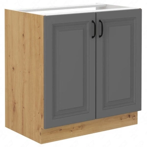 Szafka kuchenna pod zlewozmywak Kea 80 ZL 2F BB szafka odporna na parę wodną wysoką temperaturę i rozlaną ciecz