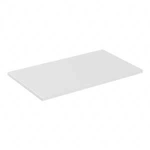 Blat do szafki łazienkowej Iconic 80 cm biały blat wykonany z wytrzymałej płyty MDF zapewnia długotrwałe użytkowanie