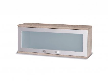 Meblościanka Maximus dąb sonoma jasny nowoczesne meble wysoka jakość świetna propozycja do salonu i pokoju dziennego