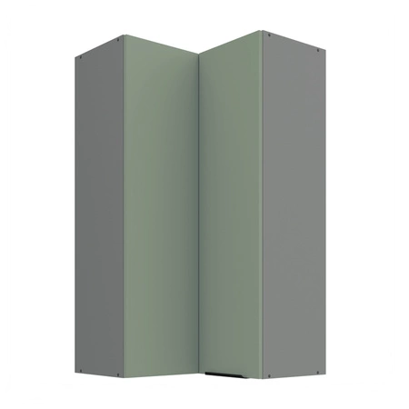 Szafka kuchenna narożna wisząca Treviso Ant 60x60 GN-108 2F odporna na uszkodzenia wykończenie frontów w technologii anti fingerprint