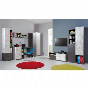 Zestaw mebli Tablo 4 grafit / enigma idealna propozycja do pokoju dziecięcego lub młodzieżowego meble w modnych kolorach