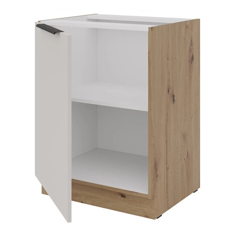 Zestaw mebli kuchennych Soela 180 cm eleganckie szafki kuchenne o subtelnej i naturalnej kolorystyce idealny zestaw do małej kuchni