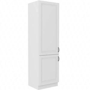 Słupek kuchenny Snow 60 LO-210 2F szafka do zabudowy lodówki szafka odporna na parę wodną wysoką temperaturę i rozlaną ciecz