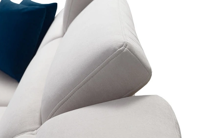 Narożnik z funkcją spania Kelly Sleek jasny brąz lewostronny pleciony komfortowy i funkcjonalny narożnik rozkładany do salonu