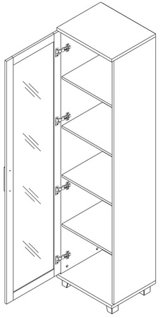 Meblościanka Maximus kasztan wenge nowoczesne meble wysoka jakość świetna propozycja do salonu i pokoju dziennego