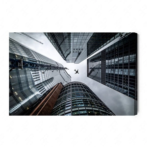 Obraz na płótnie londyńskie drapacze chmur 100x70 cm ozdoba każdego wnętrza obraz w wyrazistej kolorystyce wysoka jakość wykonania