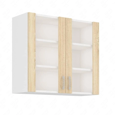 Zestaw mebli kuchennych narożny Sold 270x230 cm niepowtarzalny styl szafek dopasuje się do wnętrza każdej kuchni