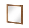 Lustro łazienkowe Classic 80x80 cm dąb romański dekoracyjne lustro w ramie nowoczesny i funkcjonalny dodatek do łazienki