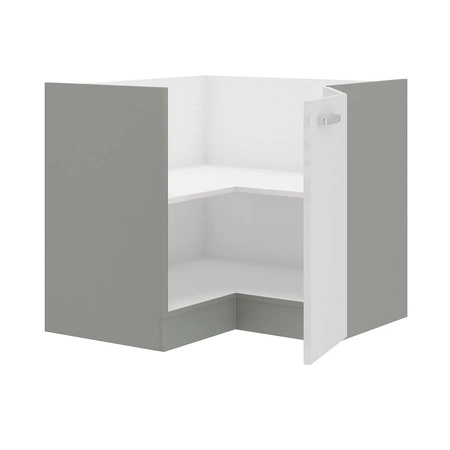 Szafka kuchenna narożna Bianka 90x90 DN 2F BB szafka odporna na parę wodną wysoką temperaturę i rozlaną ciecz