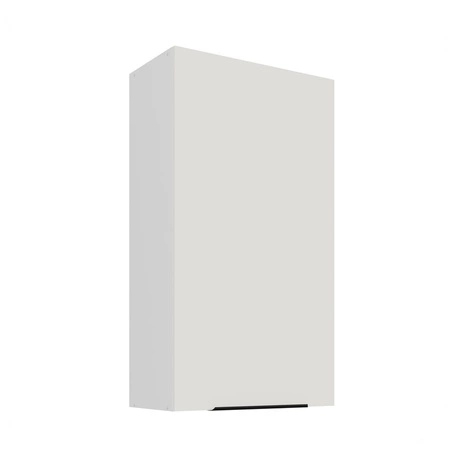 Zestaw mebli kuchennych narożny Corato Wh 290x230 cm stylowe szafki kuchenne z frontami wykonanymi w technologii anti fingerprint