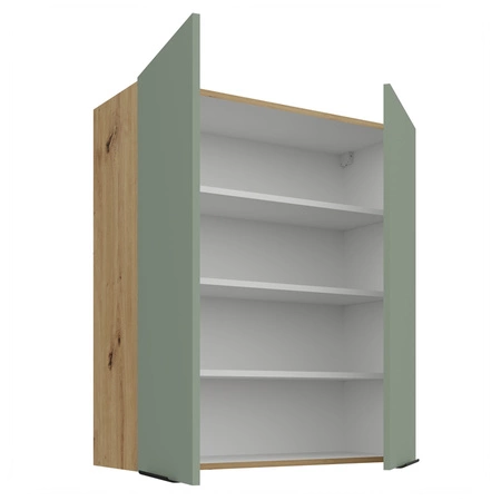 Szafka kuchenna wisząca Treviso Ar 80 G-90 2F szafka kuchenna odporna na uszkodzenia wykończenie frontów w technologii anti fingerprint