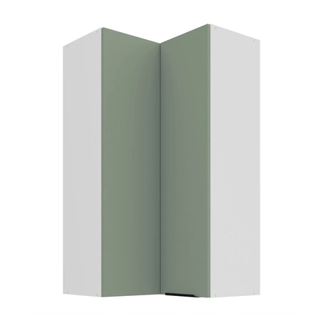 Szafka kuchenna narożna wisząca Treviso Wh 60x60 GN-108 2F odporna na uszkodzenia wykończenie frontów w technologii anti fingerprint