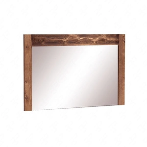 Lustro wiszące Indiana 120x80 cm jesion jasny prostokątne lustro w ramie idealny dodatek do przedpokoju sypialni lub garderoby