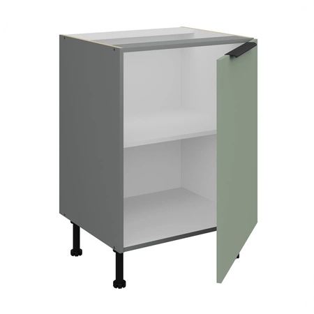 Zestaw mebli kuchennych Treviso Ant 300 cm stylowe szafki kuchenne z frontami wykonanymi w technologii anti fingerprint metalowe uchwyty