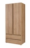 Szafa z szufladami Simple 92 cm dąb riviera funkcjonalny mebel do pokoju młodzieżowego salonu lub biura