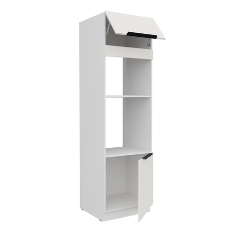 Słupek kuchenny Corato Wh 60 DPM-210 2F szafka do zabudowy mikrofali i piekarnika fronty wykonane w technologii anti fingerprint